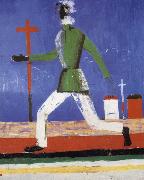 Kasimir Malevich The man running oil painting reproduction